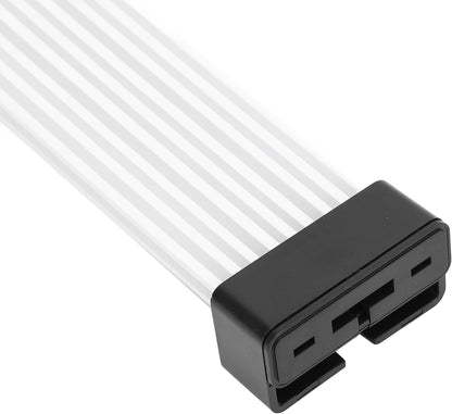 Jectse ARGB Lighting Strip, 260mm 5V Sync Cable Extension Kit, 8 Pin to 2x8 Pin, Black Head, Indoor, LED, PC Cable Kit