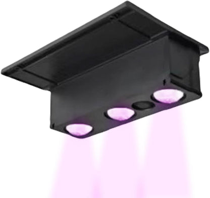 Outdoor Solar Light, Solar Fence Lights, 4.72x3.35in Decorative Smart Lighting Fixture, Automatic Sensor, Waterproof Led Stair Lamp for Patio, Deck, Poolside, Backyard Use