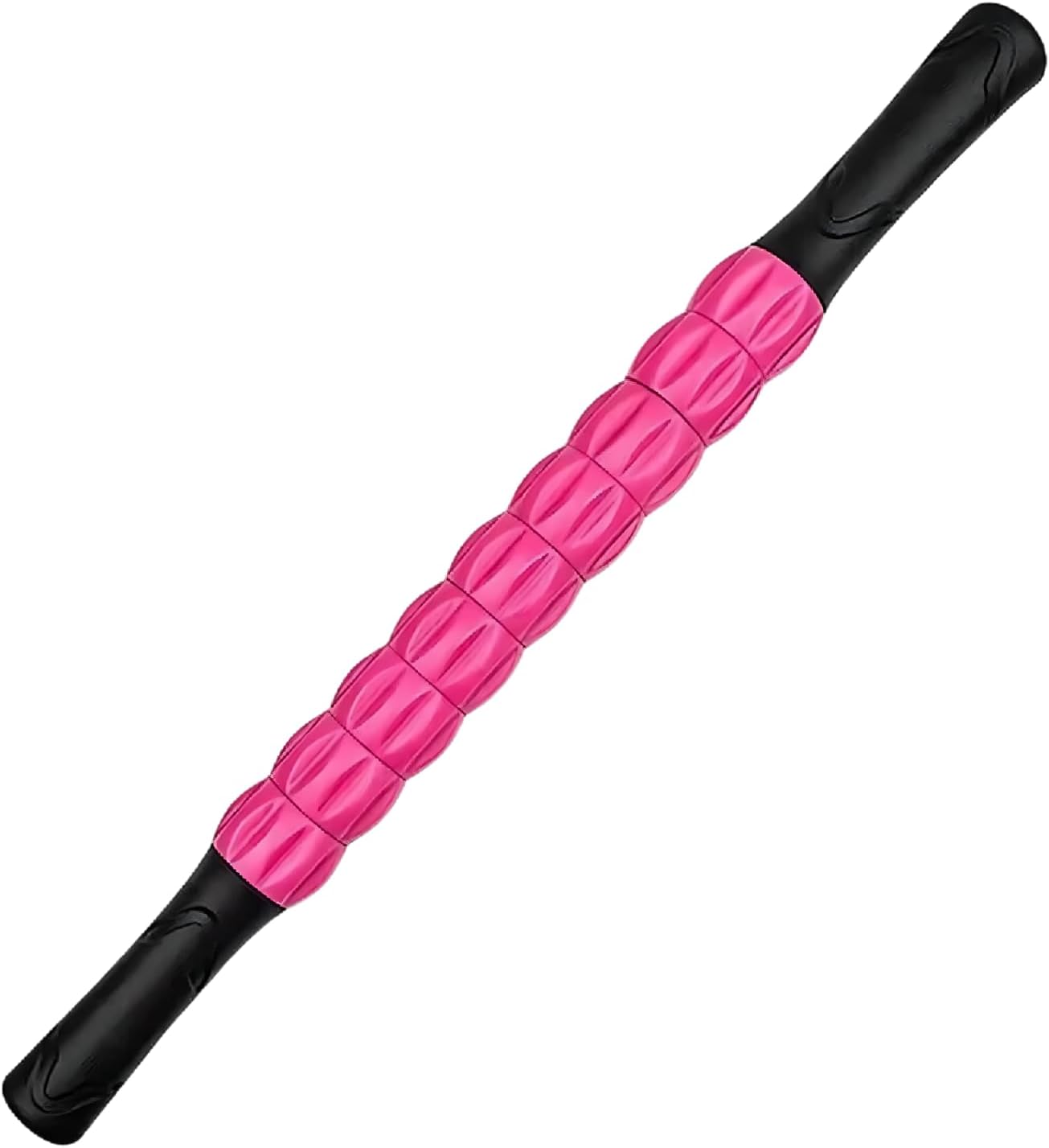 EZONEDEAL Muscle Roller Stick, Massage Roller, Body Massage Stick Release Myofascial Trigger Points Reduce Muscle Soreness Tightness Leg Cramps & Back Pain For Physical Therapy & Recovery (Pink)