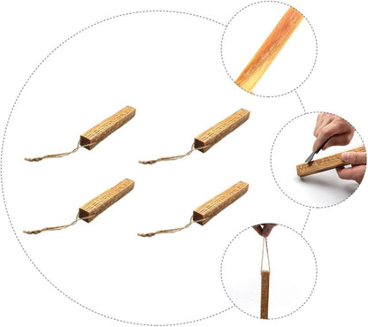 Safe Easy to Use Fire Starter Sticks 4-Pack for Camping BBQ Hiking Survival Kits Emergency Preparedness