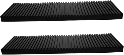 HOMOCONO 2pcs Antistatic Storage Rack for Drying Static Tray with Striped Design Efficient Electronic Circuit Board Holder for Workspace Organization