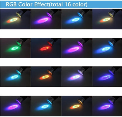 lampadine 10-Pack, LED RGB Spotlight GU10/E27/E14/GU5.3 AC85-265V 3W LED Magic Light with IR Remote Control, MR16 DC12V Smart IC Lighting(E14 85-265V)