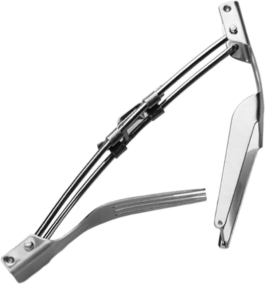SHZONS Watermelon Fork,Watermelon Slicer Cutter Tool - Lightweight Stainless Steel 2-in-1 Splitters Easy-to-Use Rust-Proof for Cantaloupe Salad Meal Prep Kitchen Picnic Snacks