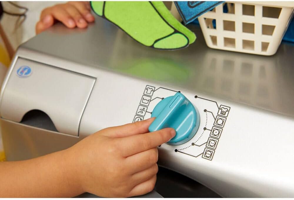 Little Tikes First Washer-Dryer - Interactive & Realistic with Sounds - Pretend Play Appliance for Kids