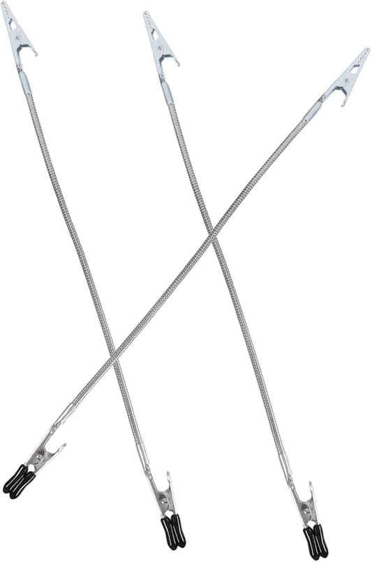 PRETYZOOM 3pcs Soldering Wire Holder Clamp Flexible Alligator Clips for Electronics Repair Bendable Design Construction Enhanced Stability for Efficient Workspace Organization