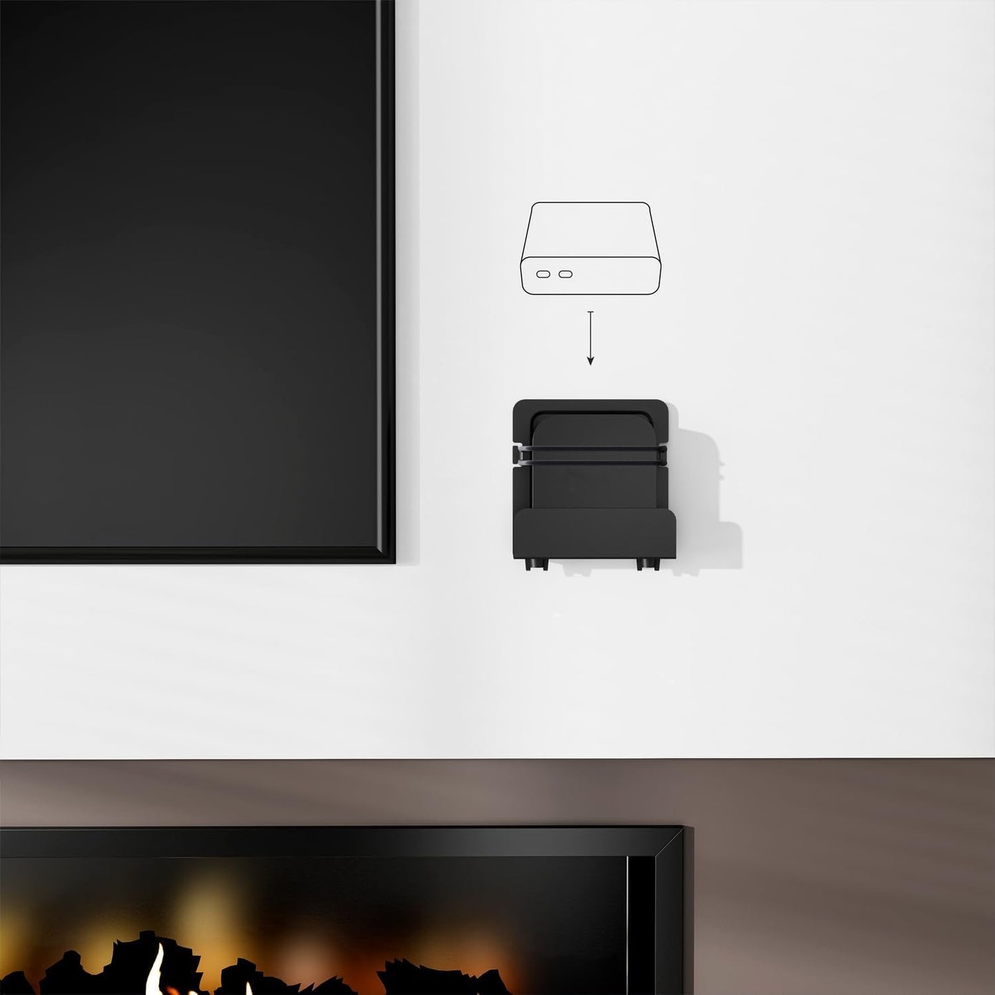 AISENS MPC02-155 Soporte Universal de Pared para Mini PC/Router