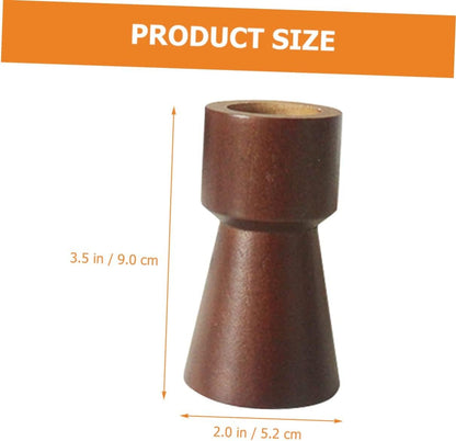 QUMIIRITY portacandele nuziali decorativo Decorazioni per matrimoni Titolare parà moderno rosa gadget casa oggettistica casa portacandele conico arredamento per la casa legno di pino Coffee