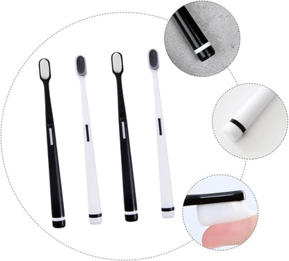 GLEAVI 4pcs Wangan hair toothbrush - toothbrush Postpartum Toothbrushes Camping Toothbrush floss extra soft toothbrush Oral Care Tools lovers Confinement soft fur