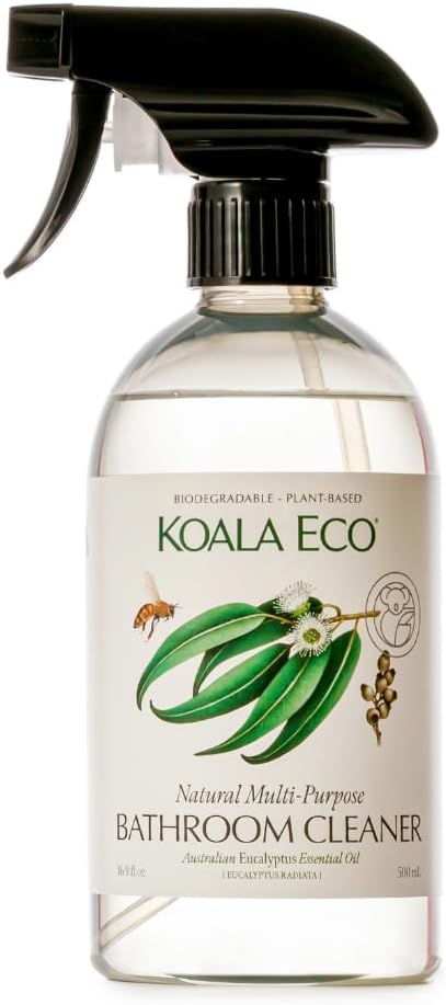 Koala Eco Natural Multi-Purpose Bathroom Cleaner - with 100% Pure Australian KING OF EUCALYPTUS Essential Oil