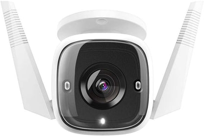 TP-Link Tapo Outdoor Security Wi-Fi Camera, Wired & Wireless, Smart AI Detection & Notifications, 3MP, IP66, Two-Way Audio, Night Vision, Up to 128GB, SD Card Slot, No hub Required (TC65)