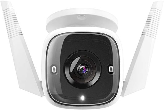 TP-Link Tapo Outdoor Security Wi-Fi Camera, Wired & Wireless, Smart AI Detection & Notifications, 3MP, IP66, Two-Way Audio, Night Vision, Up to 128GB, SD Card Slot, No hub Required (TC65)
