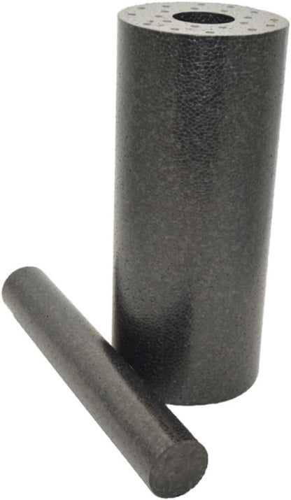 HEMOTON 1 Albero di massaggio colonna yoga Massagni per la schiena massaggiante per la schiena Ginnastica muscolo schiuma per l'allenamento muscolare Black
