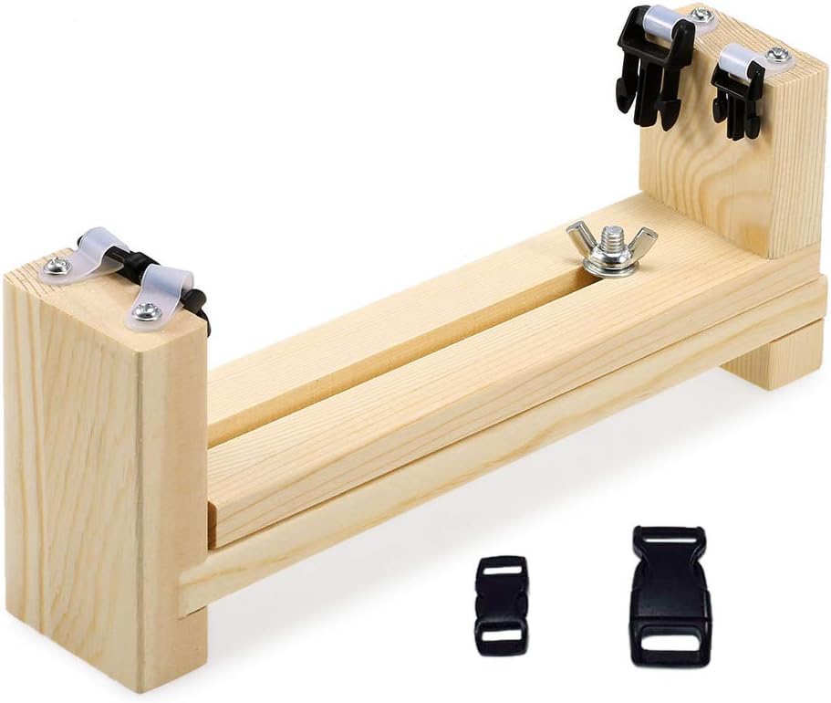 YaSao Wood Bracelet Jig Survival Wristband Knitting Tool DIY Braiding Paracord Maker Outdoor Weaving Kit