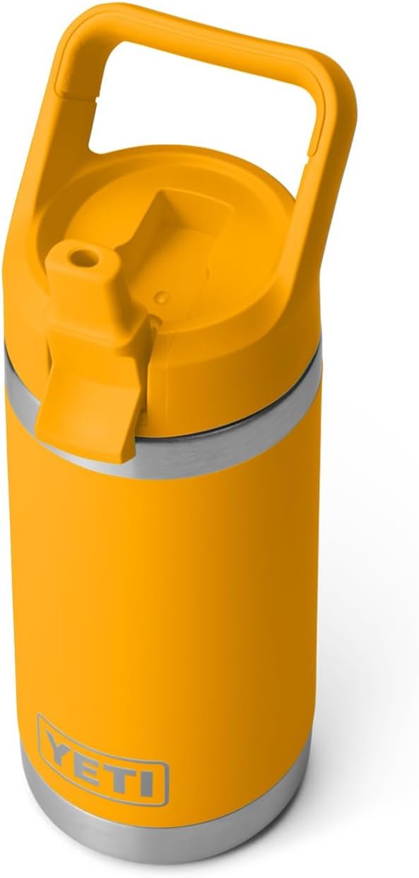 YETI Rambler Jr. 12 oz Kids Bottle, with Straw Cap, Beekeeper