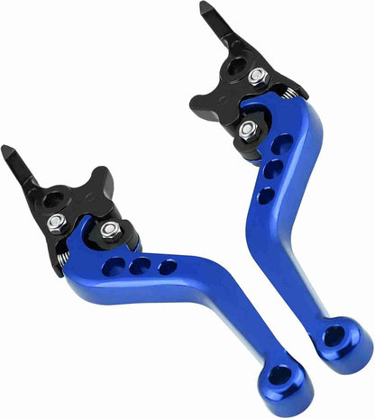 Premium CNC in Alluminio in Lega di Motocicletta per Motociclette di Modifica della Leva del Freno a Disco con Prestazioni Stabili Gy6 Xmax 400 per lo Spostamento Sotto (rosso) (BLUE)