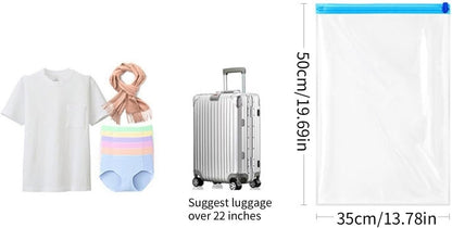 1/5/8Pcs Travel Essential Compression Bags Travel Vacuum Packing Space Saver Bags For Travel Essential Organization Solution
