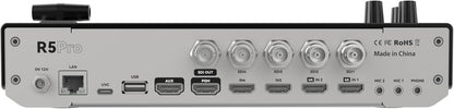 SPROLINK NeoLIVE R5PRO-S 1080P 60HZ 5.5-inch Screen Professional-Grade Live Video switcher, Portable All-in-one 4 HDMI 4K inputs Horizontal and Vertical Screen NDI Support (Optional)