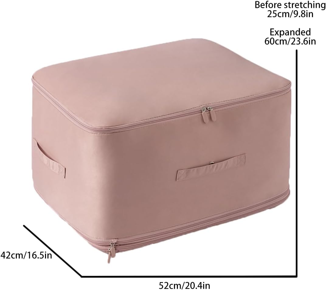Generico Space-Efficient Large Capacity Storage Bags,Manual Compression Moving Organizer Bag,Home Organization Storage Box,ReinforcedMoving Bag for Comforters,Clothes,Bedding