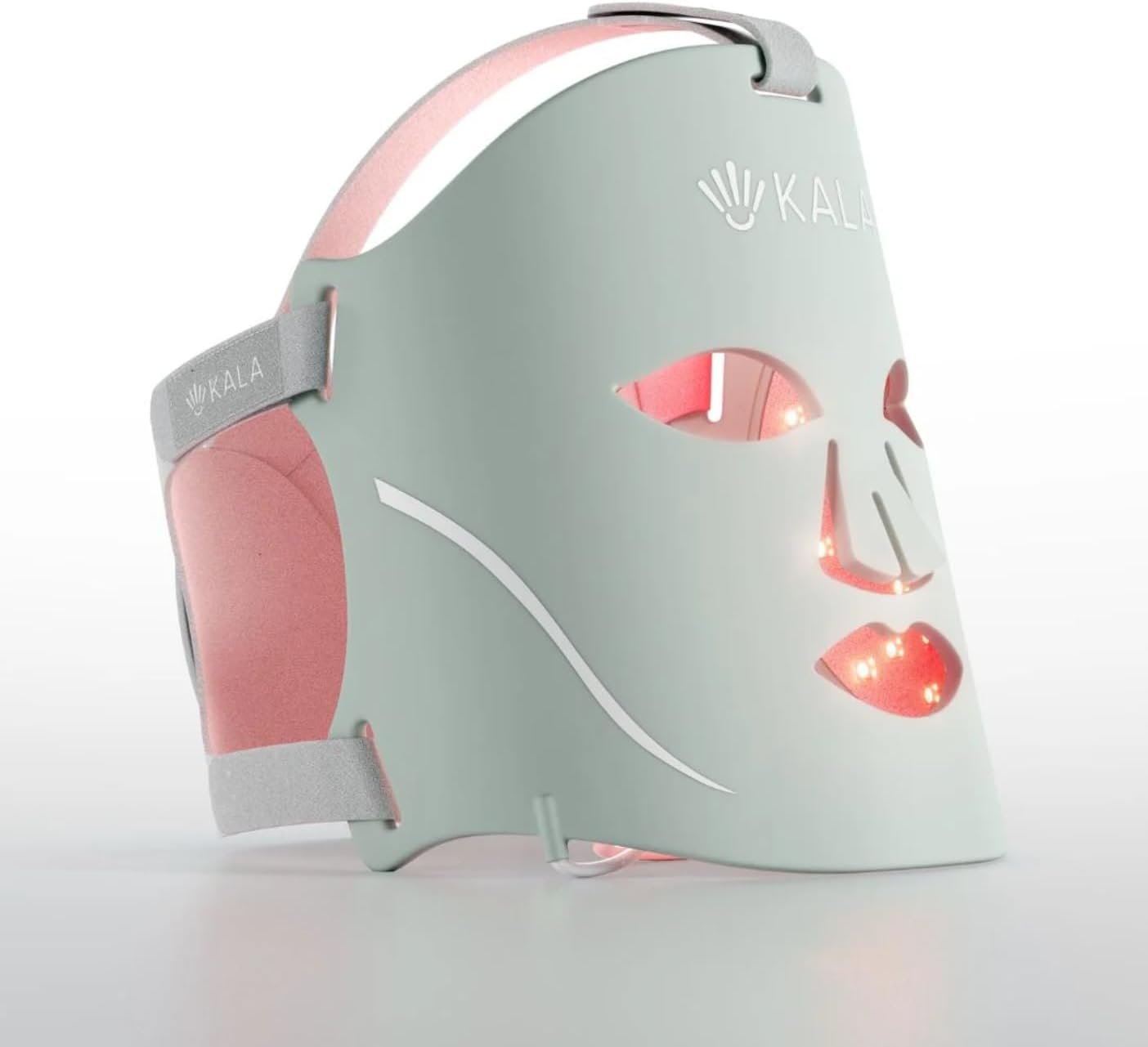 Kala Red Light Face Mask | Promotes Healthier, Younger-Looking Skin | Reduces Fine Lines & Wrinkles | Multi Wavelength Technology (Red/NIR/Blue) | Touch-Sensitive Switch