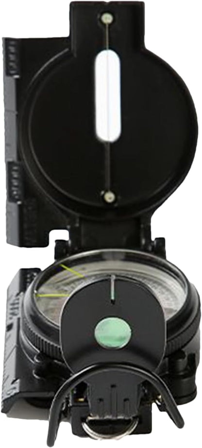 Hiking Survival Compass, Portable Survival Gear, Aluminum Alloy Pocket Compass, 5,98 x 2,28 x 0,87 pollici Small Navigation Tool for Outdoor Travel, Camping, Backpacking, Hunting, multicolore, Random