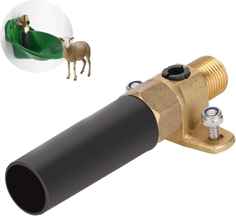 Sheep Copper Valve Water, Feeding & Watering Equipment Watering Supplies Bowl Accessories Sheep Pig Water Drinker Fittings Drinking Tools for Piglet Cattle Dog