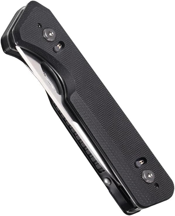 Roxon Folding Pocket Scissors 2 in 1 Must-Have at Home EDC Multi Tool with Belt Clip, Good for Housework, Rescue, Hunting, Survival, Fishing, Hiking, Camping