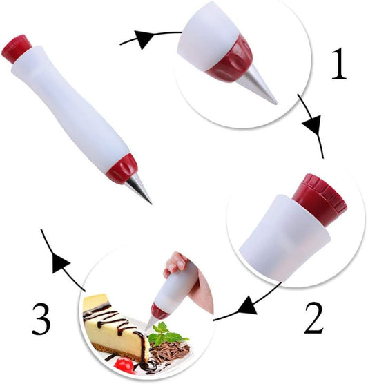 Silicone Food Writing Pen Chocolate Cake Decorating Tools Kitchen Gadget Food Writing Pen