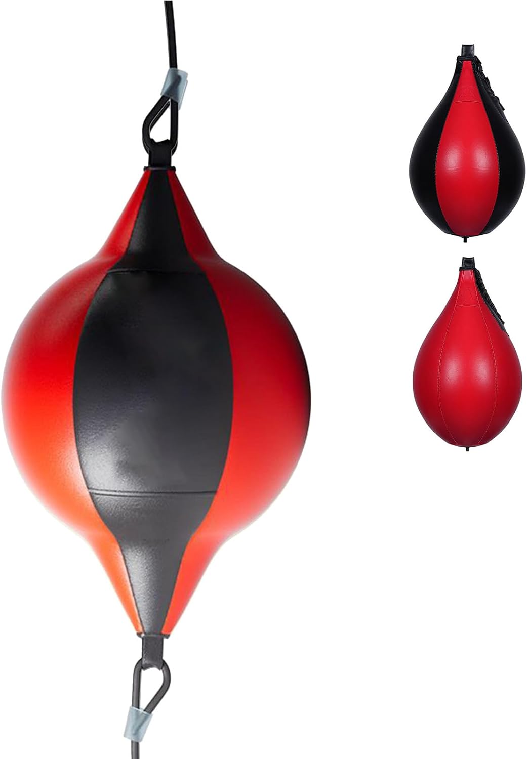 Boxing Reflex Ball, Leather Speed Training Bag, Suspended Reaction Punch, Sturdy Boxing Exercise Equipment, Home Gym Workout Gear, for Agility, Trainings, Coordination