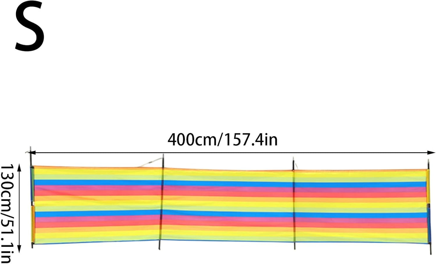 Beach Wind Blocker, Camping Privacy Screen, Windproof Shelter Barrier Shade, Portable Outdoor Gear, Travel Accessories for Vacation, Fishing, Backyard Fun and Relaxation