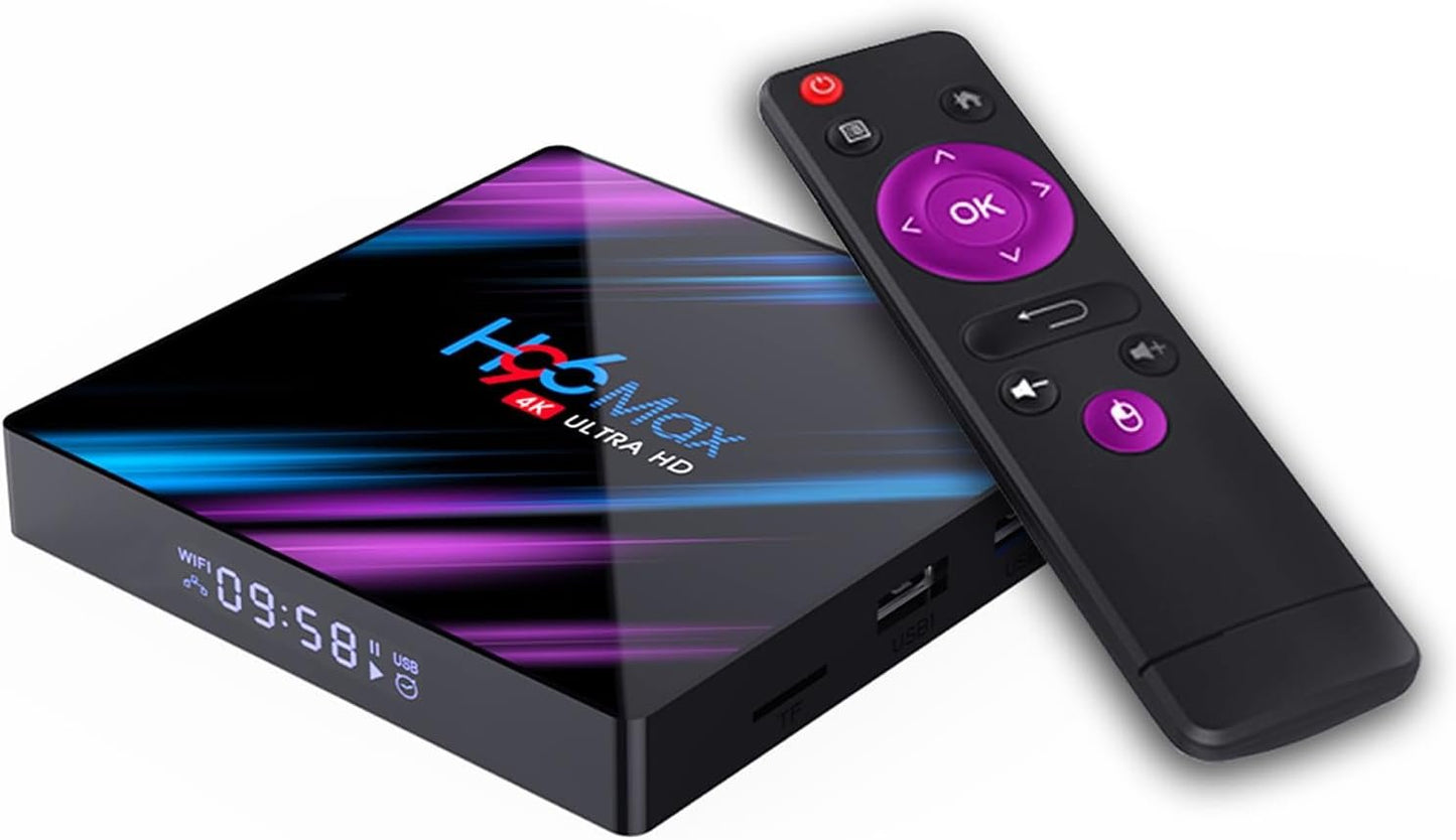 Android 10.0 TV Box, LEFFOT 4K Ultra HD Streaming Device for TV with HDR10 (2GB+16GB)