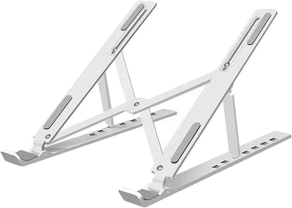 Generic Foldable Laptop Stand, Adjustable Height Multi-Angle Laptop Mount for Laptops, Tablets, Projectors