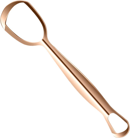Tongue Scraper, Stainless Steel Scraper, 6.1 x 1.5 inches, Fan-Shaped Care Tool, Daily Cleaning, Improves Oral Hygiene Family, Adults, Ideal for Freesh Breath
