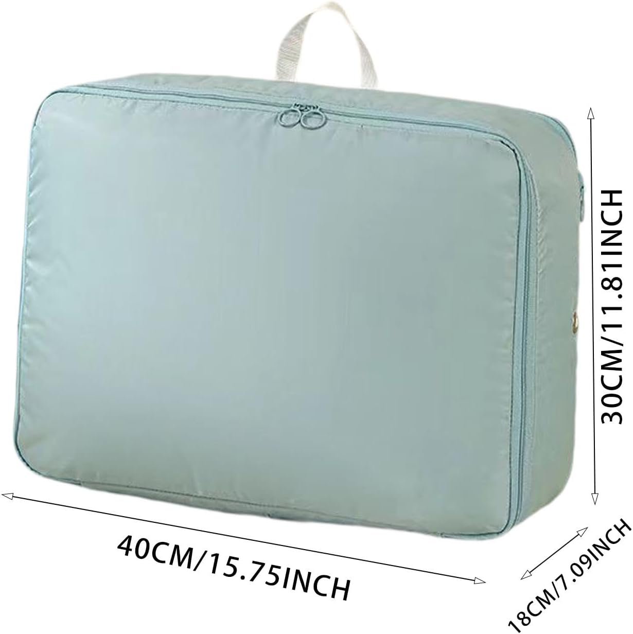 DimyFew Travel Storage Bag, Luggage Organizer, Packing Bags, Portable Shoe Bags, Luggage Pack, Organization Bag, Light Blue