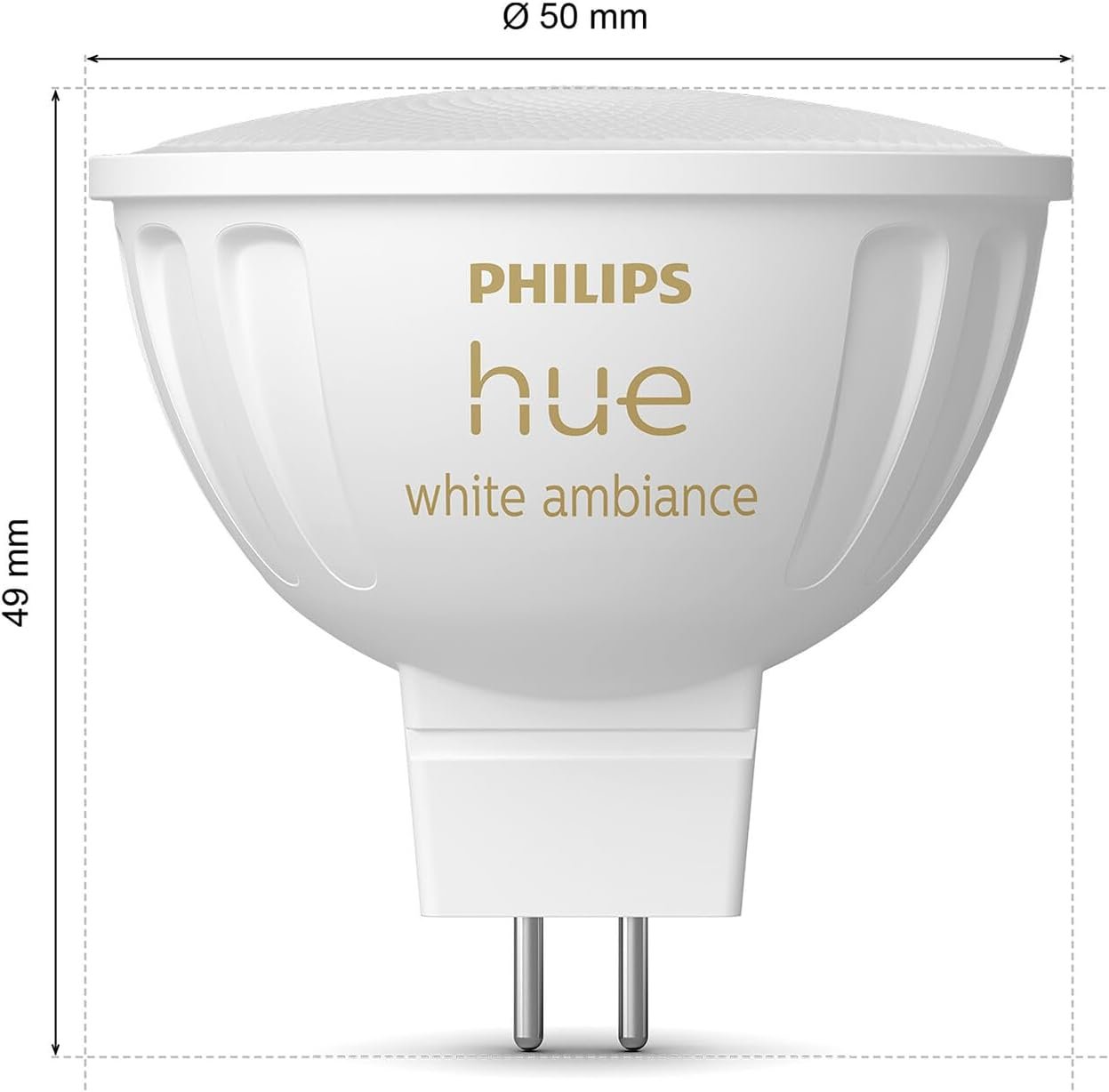 Philips Hue MR16/GU5.3 12V Color LED Spotlight (Pack of 2)