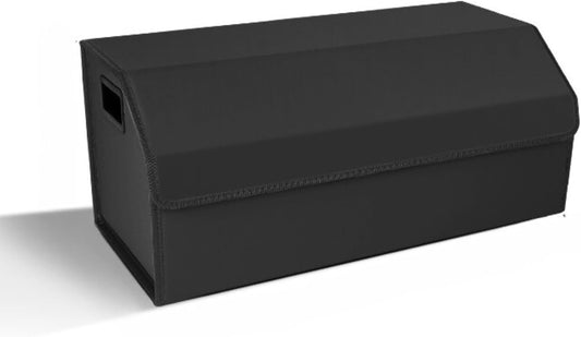 55tech Medium size 19.69 inches Foldable Trunk Storage Box Container organizer - perfect for any cars trucks SUV (Black Medium size)
