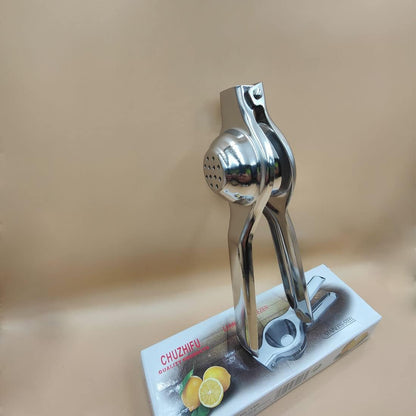 Garlic Press and Lemon Squeezer Set, Multifunctional Stainless Steel Garlic Press Ginger Crusher Kitchen Gadgets and Manual Orange Juice Squeezer Fruit Squeeze Juicer Kitchen Tools