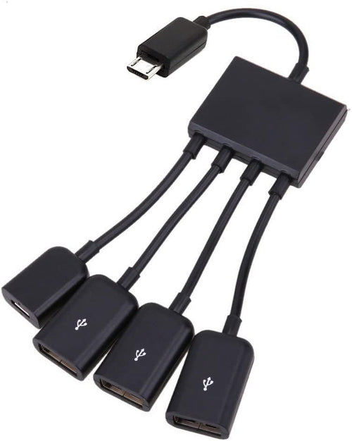 ChenYang Micro USB Host OTG Adapter Cable with Dual Port Hub for Galaxy S5 S4 S3 Note2 Note3 Note4 Phone & Tablet