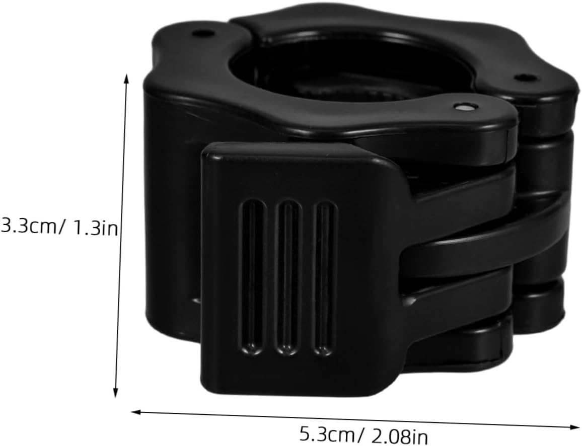 Zerodeko Secure Gym Equipment 25mm Barbell Collars Adjustable Clips for Dumbbell Spring Clamps