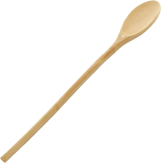 Bamboo Serving/Cooking Utensils - B3 - Round Handled Spoon - Large - 5 Pieces