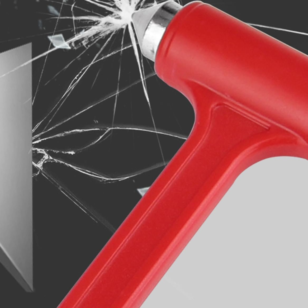 Portable Hammer Break Window Glass Hammer Multitools 2Pcs Multifunctional Emergency Car Escape Tool Car Safety Tool Escape Red, Portable
