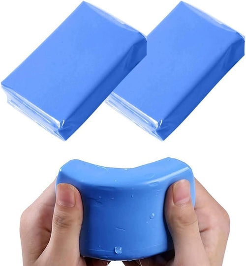 Professional 2 Pcs Car Detailing Clay Bar Kit: Remove Stubborn Contaminants, Restore Pristine Shine, Enhance Paint Appearance