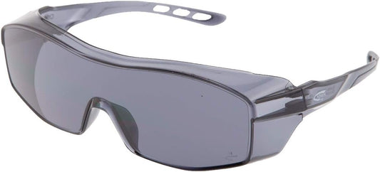 Vision Safe 820GYSDAF Crisp 820 Overspec Safety Glasses, One Size, Smoke