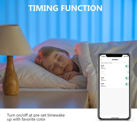 UanTii Smart Light Bulb Tuya WiFi Wireless Remote Control LED Light Bulb 15W App and Voice Remote Control (1)