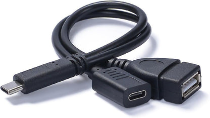 NSDSW USB C Adapter and Charging Cable for Live Streaming and 10W Charging On Tablets and Smartphones 20CM/7.87inch