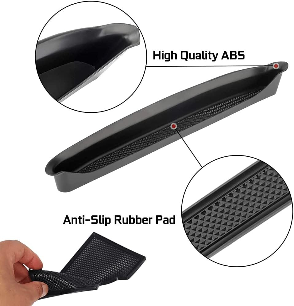 Jeep Wrangler JL Grab Tray Passenger Organizer Storage Compartment Tray Organizer Grab Handle Box Compatible with 2018-2021 Jeep Wrangler JL JLU &2020 Jeep Gladiator JT, Interior Accessories