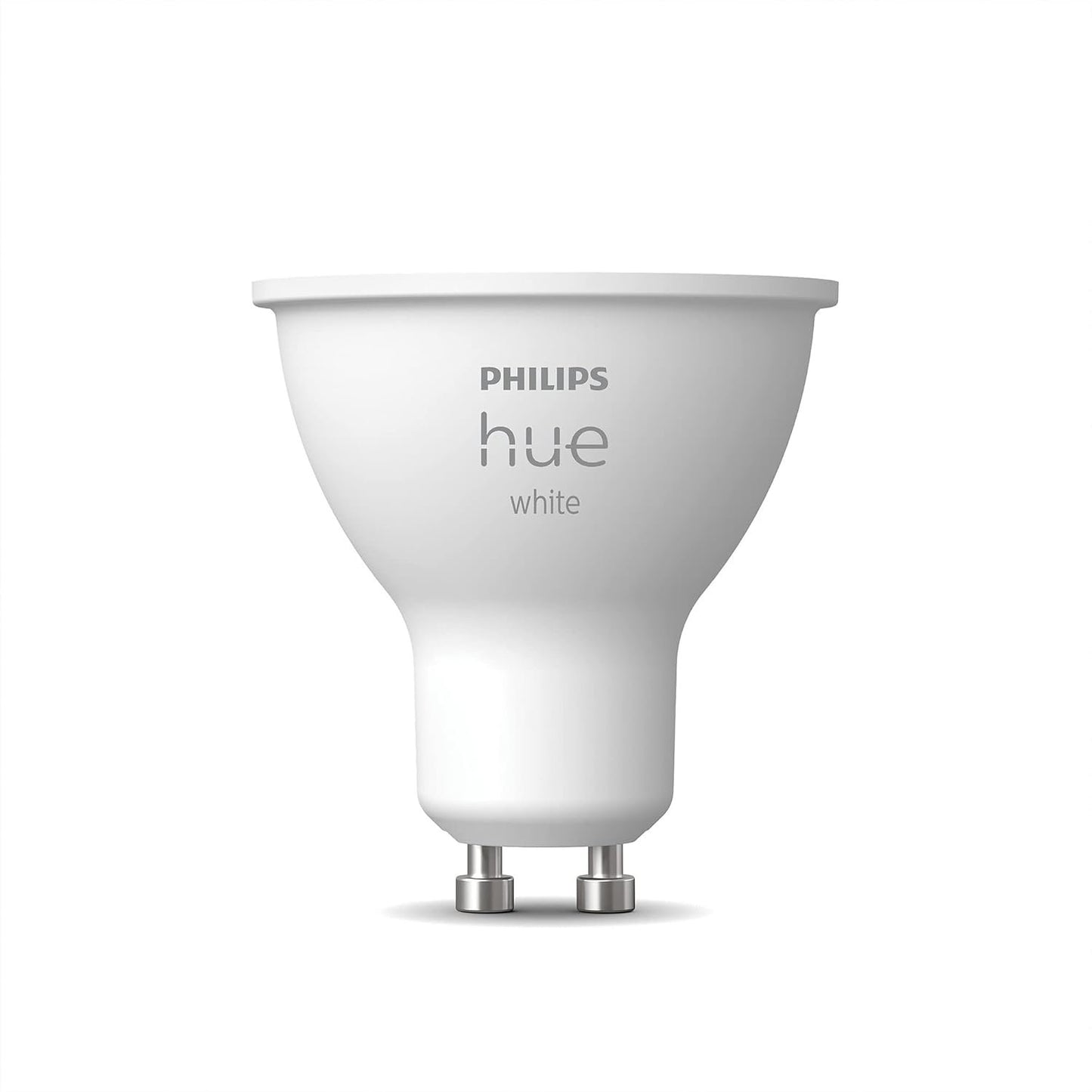 Philips Hue White Single Smart Spotlight Bulb LED [GU10 Spotlight] - 400 Lumens. Compatible with Alexa, Google Assistant and Apple Homekit