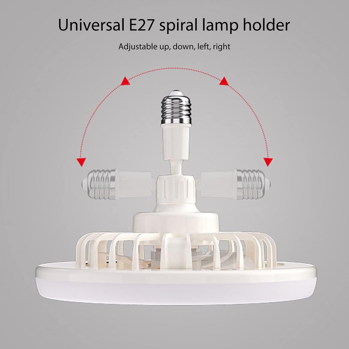 Cymwer Lampada della ventola di aromaterapia, luce del soffitto della ventola aroma con telecomando, a 3 velocità Dimmabile muto del vento Dimmabile for il dormitorio