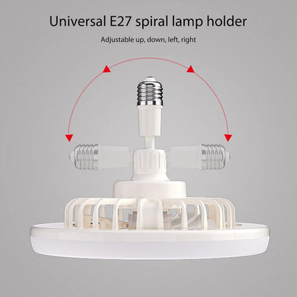 Cymwer Lampada della ventola di aromaterapia, luce del soffitto della ventola aroma con telecomando, a 3 velocità Dimmabile muto del vento Dimmabile for il dormitorio