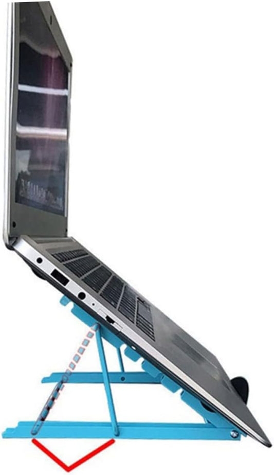 MERRYHAPY Laptop Stand Cooling Pad Desktop Bracket Portable Notebook Bracket Support Folding Computer Stand