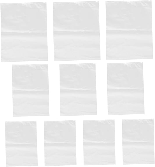 Yardenfun 10pcs Travel Storage Bags Zipper Sealed Packing Pouches for Clothes Socks and Underwear Transparent Design for Easy Organization and Suitcase Packing